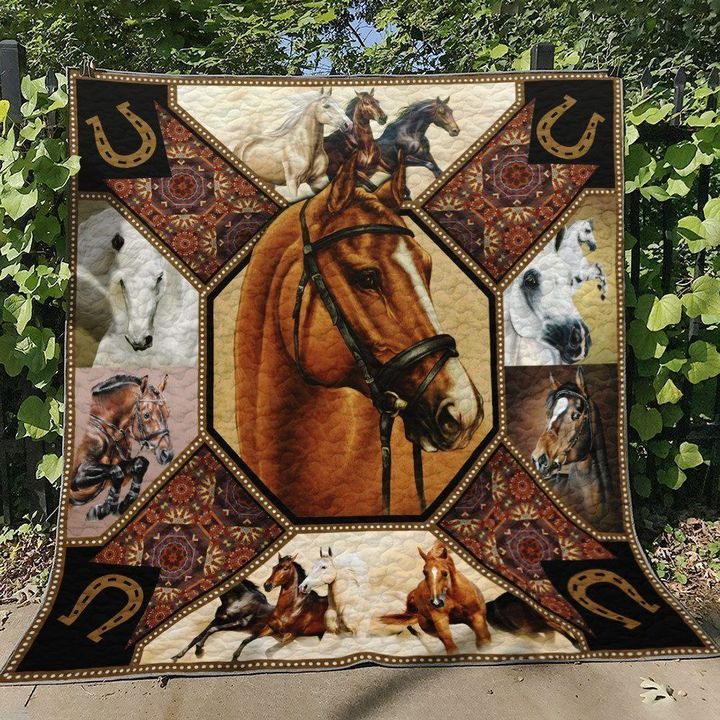 Horse NN250710B Quilt Blanket