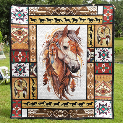 Horse Native American Inspired Horse CLA18120323Q Art Quilt