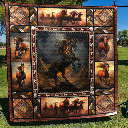 Horse Power Art Quilt HM201203D