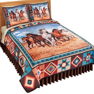 Horse Quilt Bedding Set CLH1409006