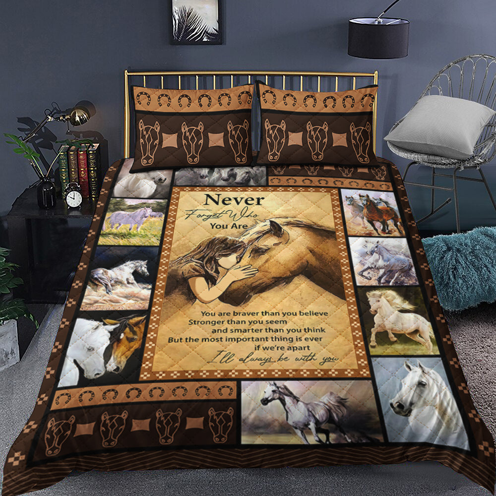 Horse Quilt Bedding Set MN3009003