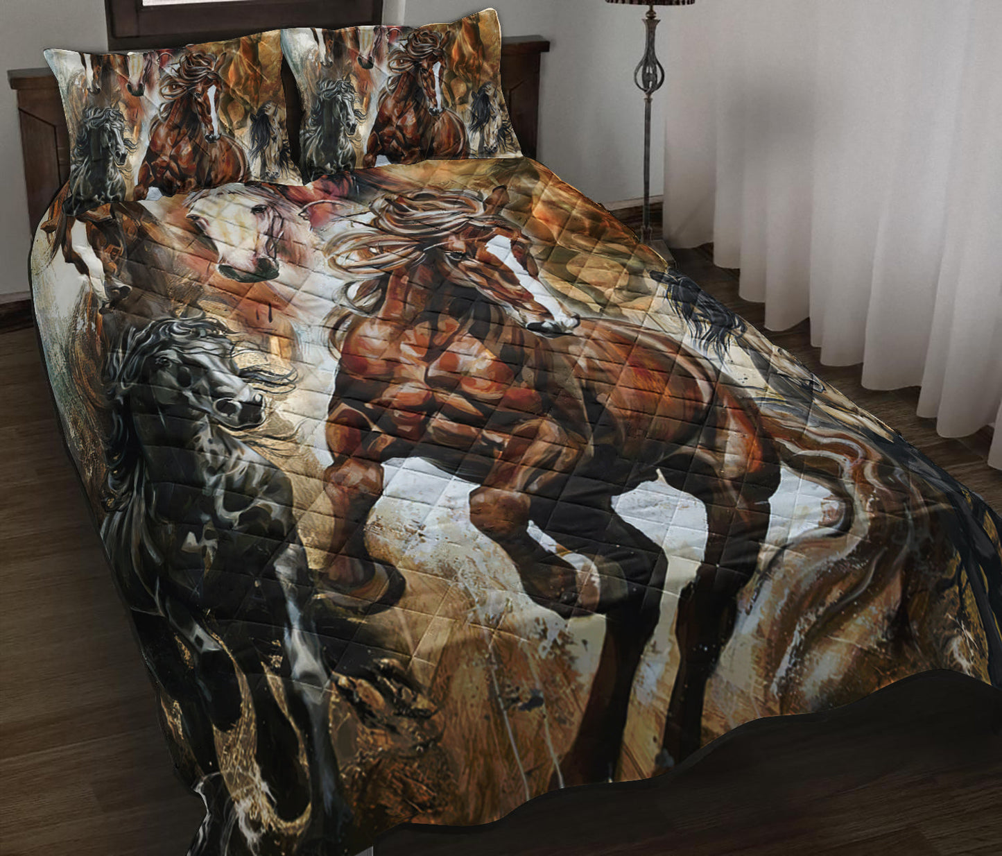 Horse Quilt Bedding Set TL070910