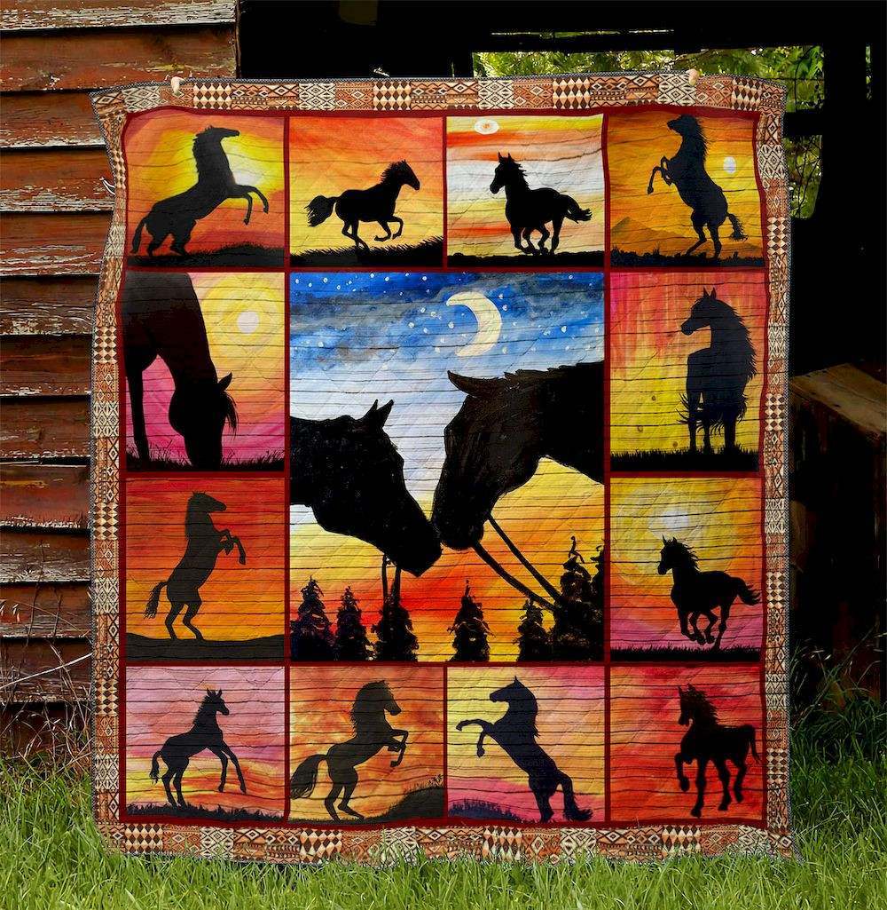 Horse SM100521 Quilt Blanket