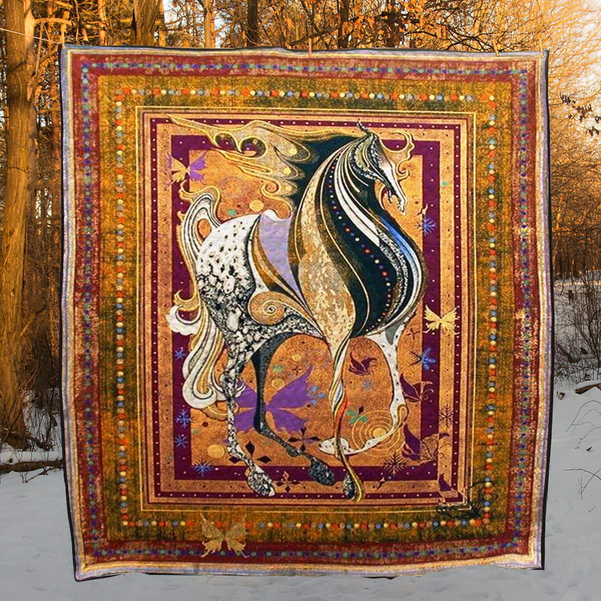 Horse TD2709444 Quilt Blanket