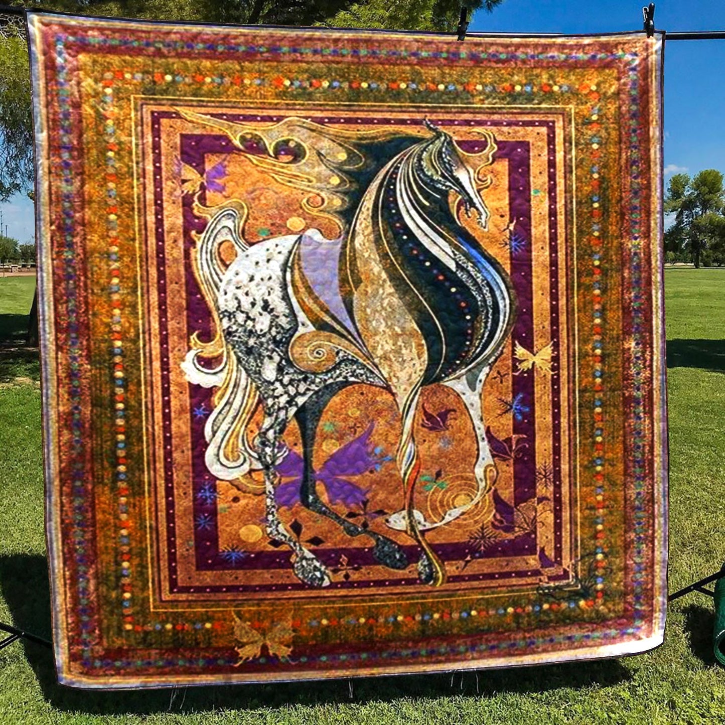 Horse TD2709444 Quilt Blanket