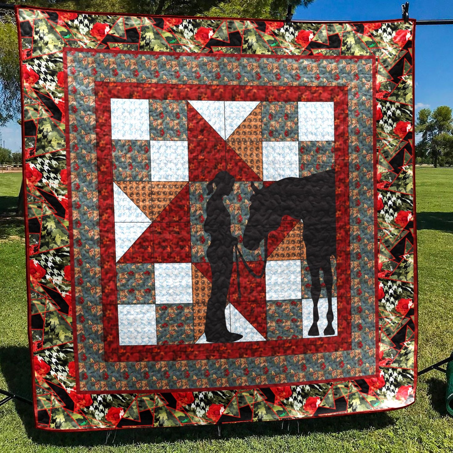 Horse TD2709460 Quilt Blanket