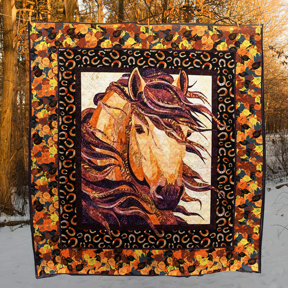 Horse TD2709465 Quilt Blanket