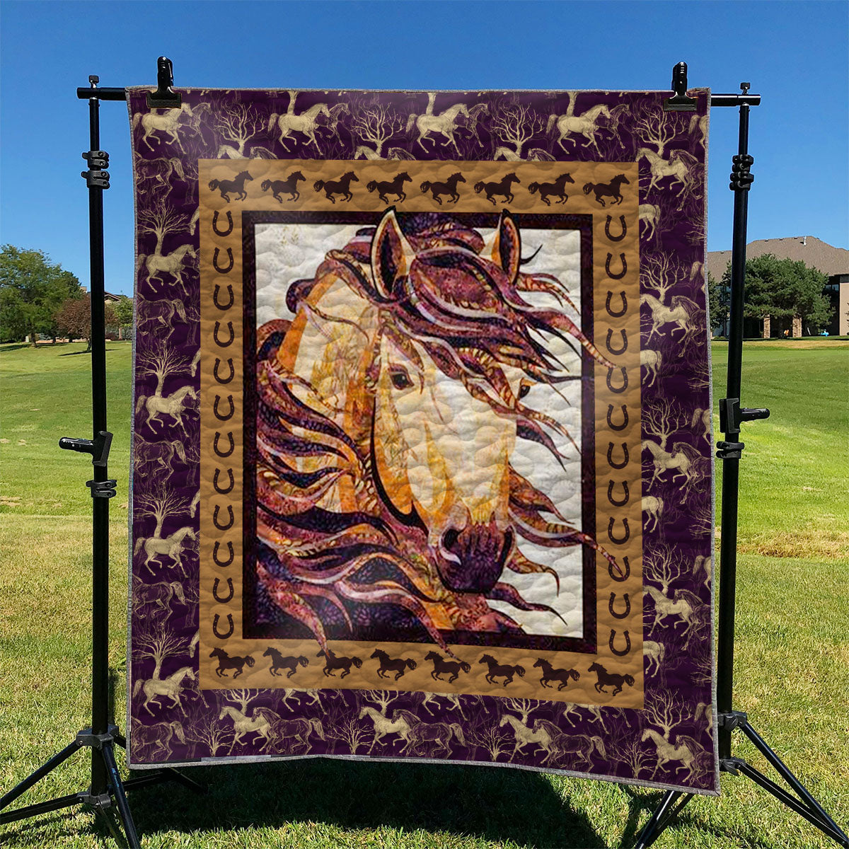 Horse TD2709466 Quilt Blanket