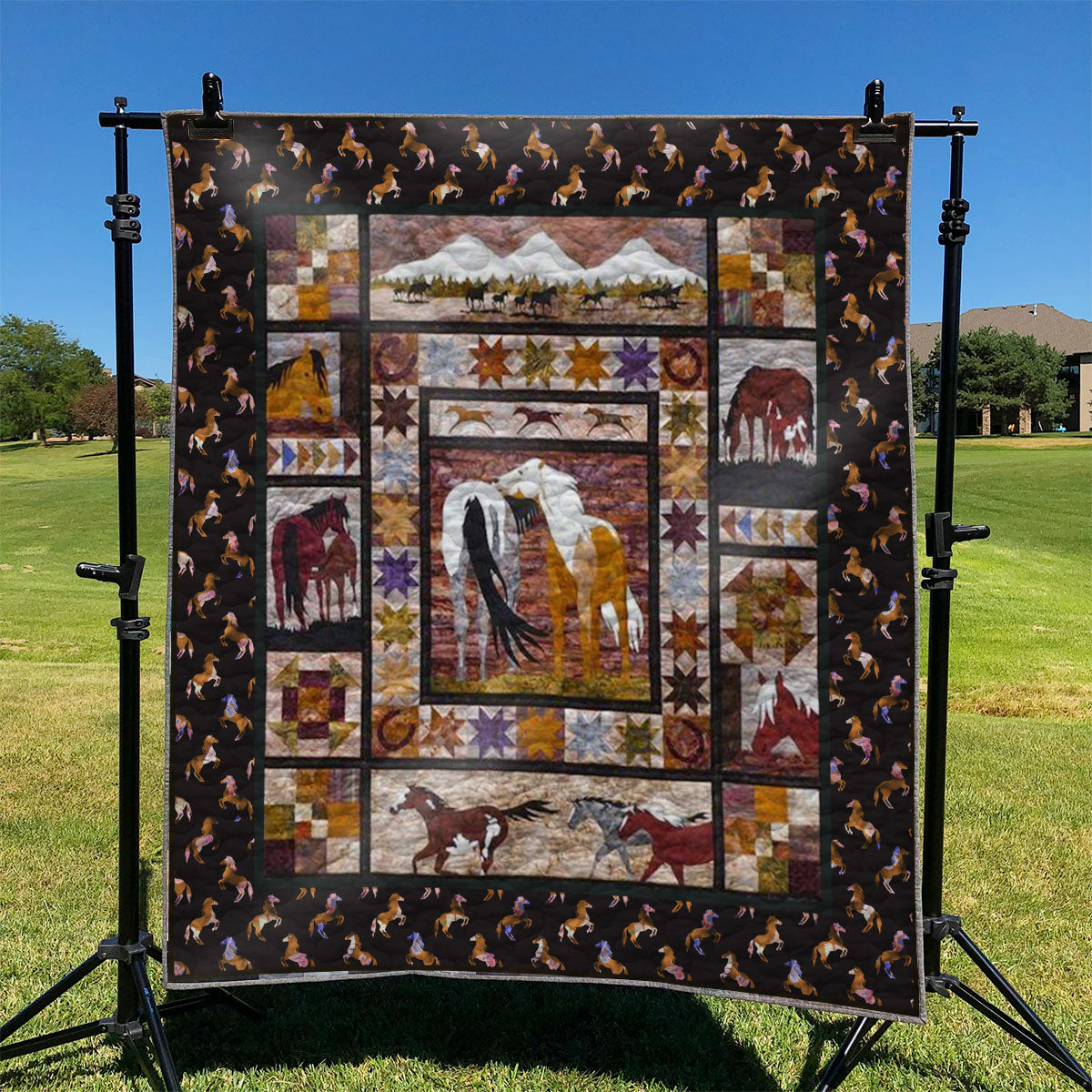 Horse TD2709483 Quilt Blanket