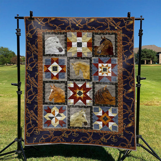 Horse TD2709485 Quilt Blanket