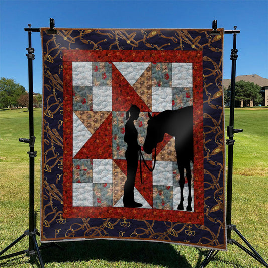 Horse TD2709487 Quilt Blanket