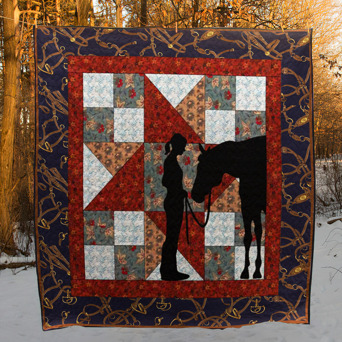 Horse TD2709487 Quilt Blanket