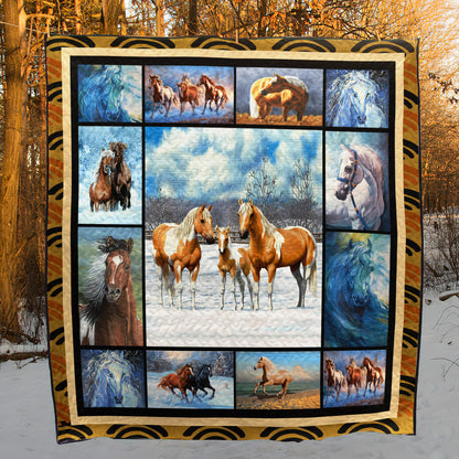 Horse TD2809623 Quilt Blanket