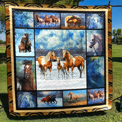 Horse TD2809623 Quilt Blanket