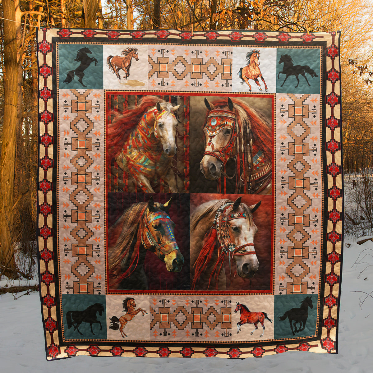 Horse TD2809624 Art Quilt