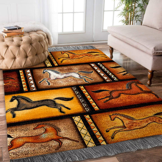 Horse BL260816O Decorative Floor-cloth