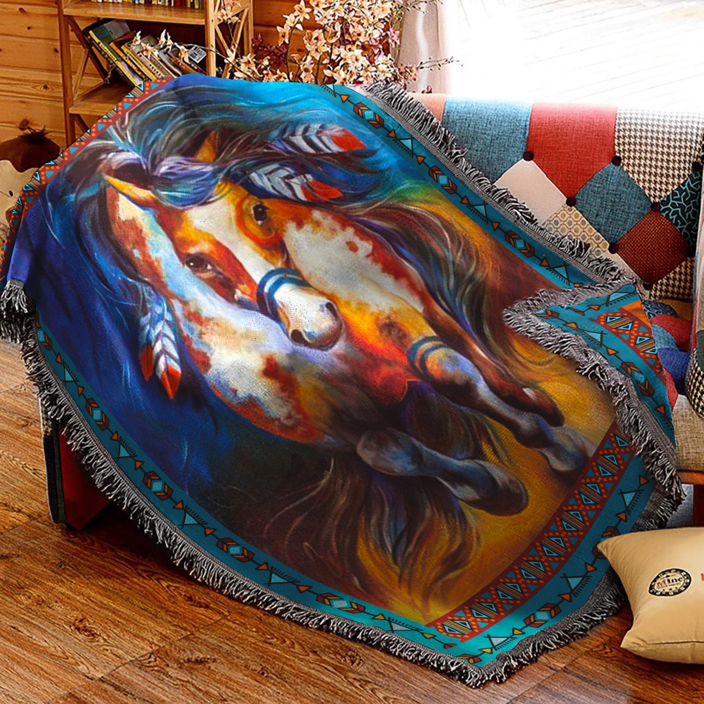 Horse CG2709057S Throw Blankets For Sofa