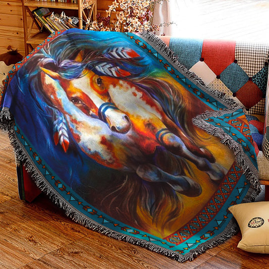 Horse CG2709057S Throw Blankets For Sofa