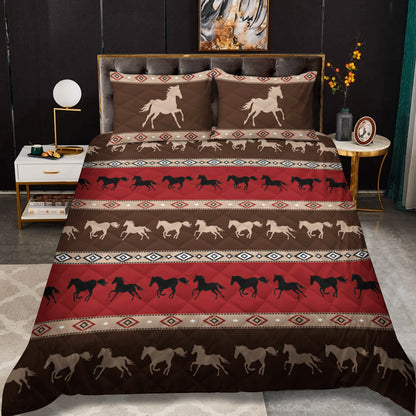 Horse CLM2709076T Quilt Bedding Set