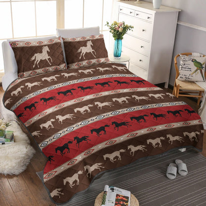Horse CLM2709076T Quilt Bedding Set