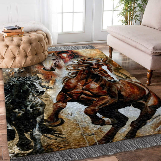 Horse DD230822O Decorative Floor-cloth