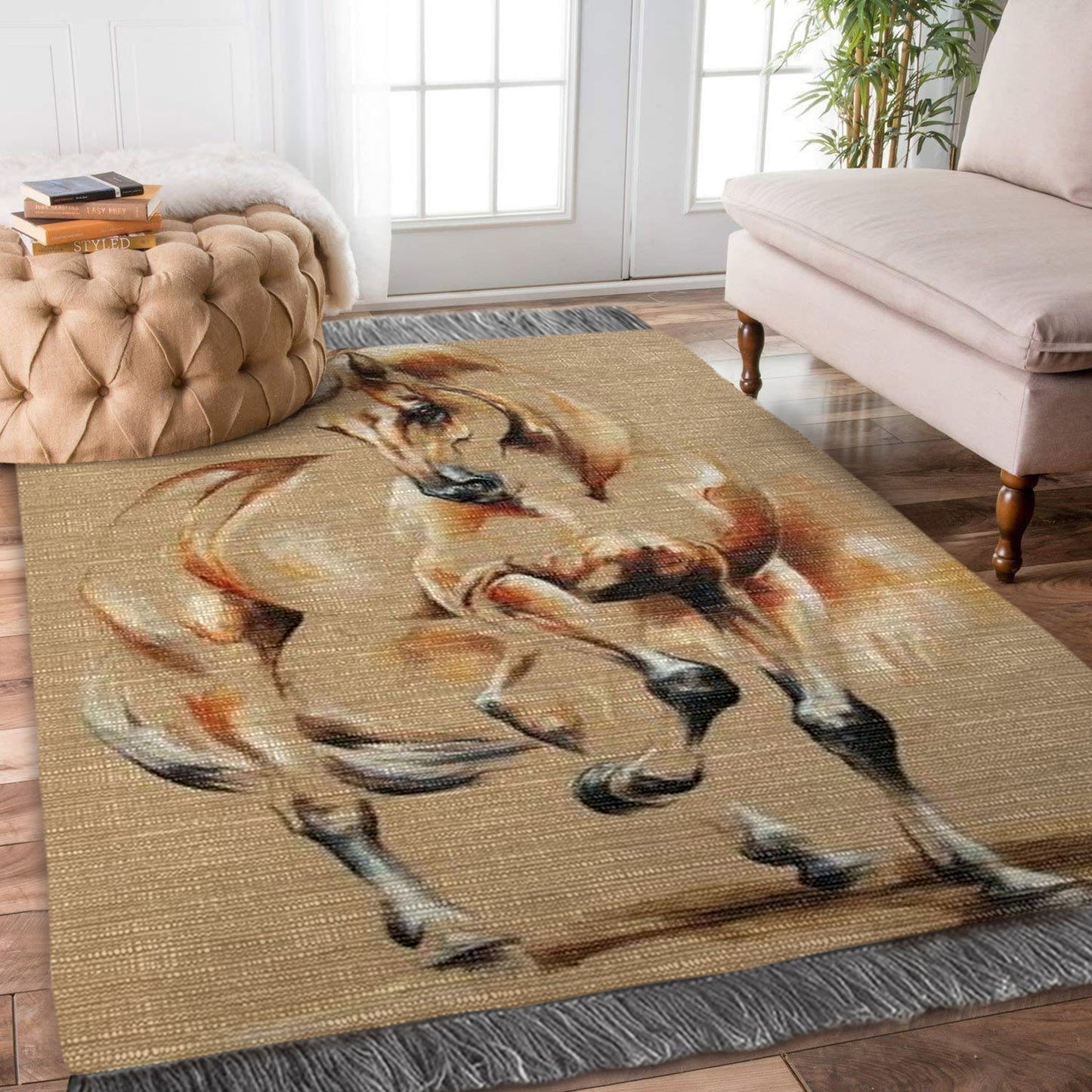 Horse HM1609106F Decorative Floor-cloth