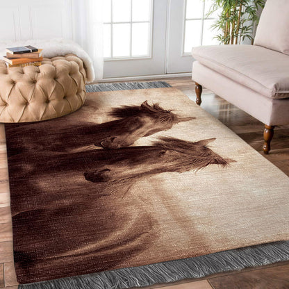 Horse HT0110094F Decorative Floor-cloth