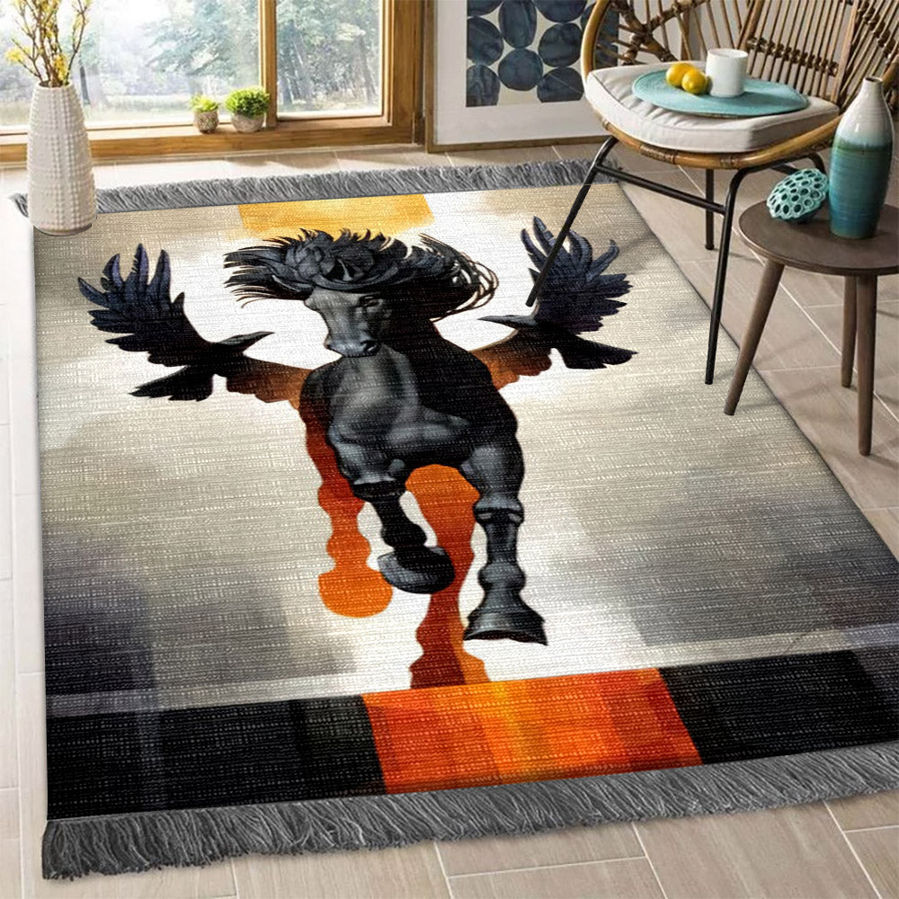 Horse HT1809088F Decorative Floor-cloth