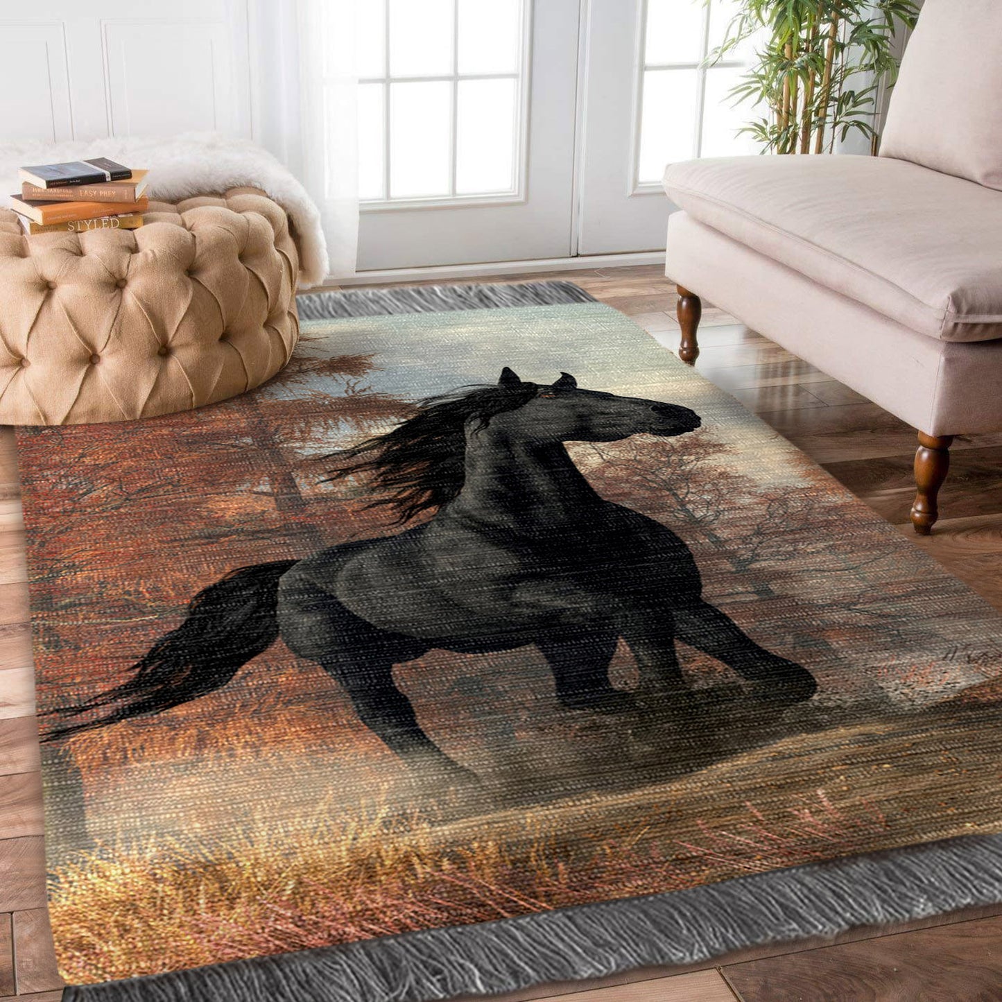 Horse NN1709079F Decorative Floor-cloth
