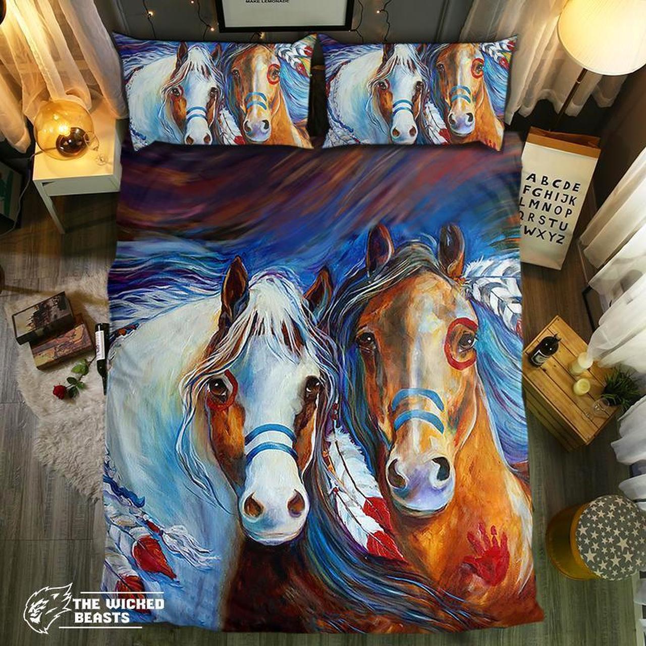Horse Native American CL09100173MDB Bedding Sets