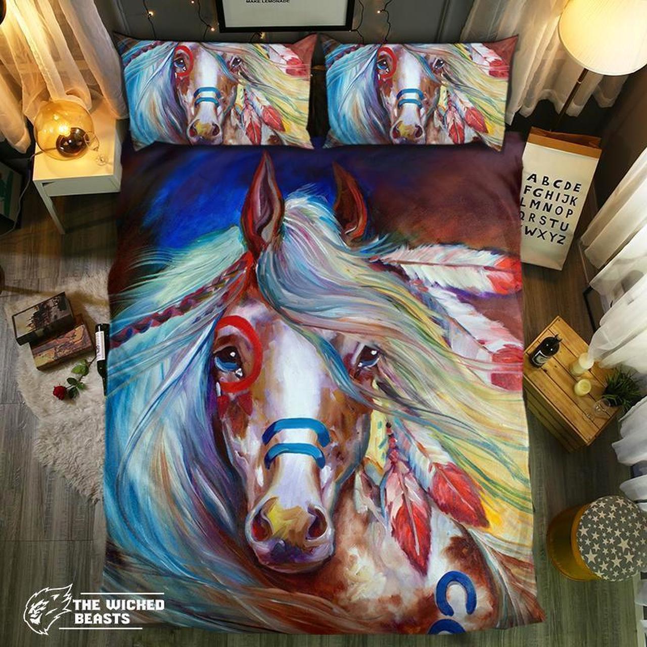 Horse Native American CL09100174MDB Bedding Sets