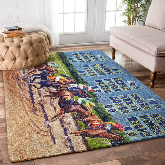 Horse Racing DD1809045R Rug