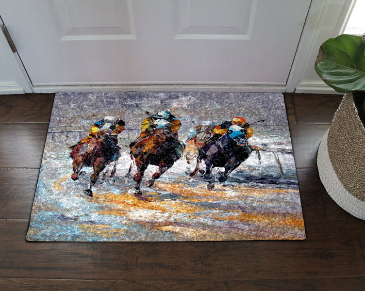 Horse Racing DV19100043D Non-slip Door mats