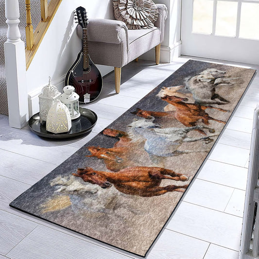 Horse Run HN270911RU Runner Rug