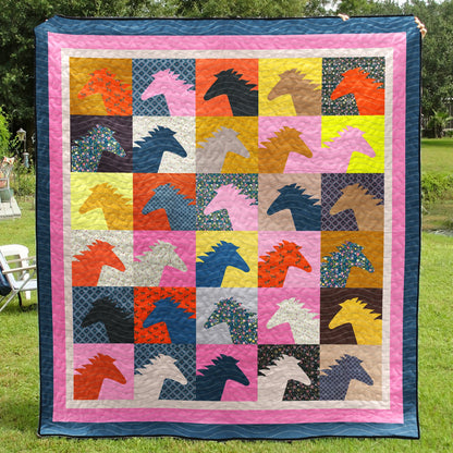 Horses CLA190684 Art Quilt