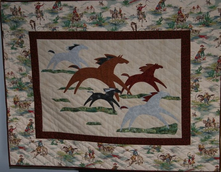 Horses CLA2210287Q Quilt Blanket