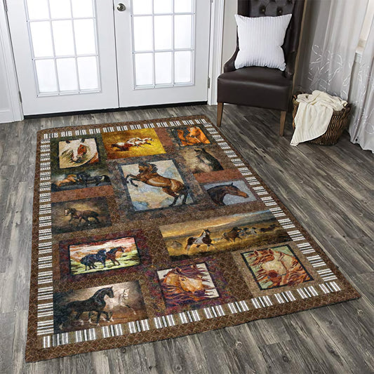 Horses Art CLA15100071R Rug