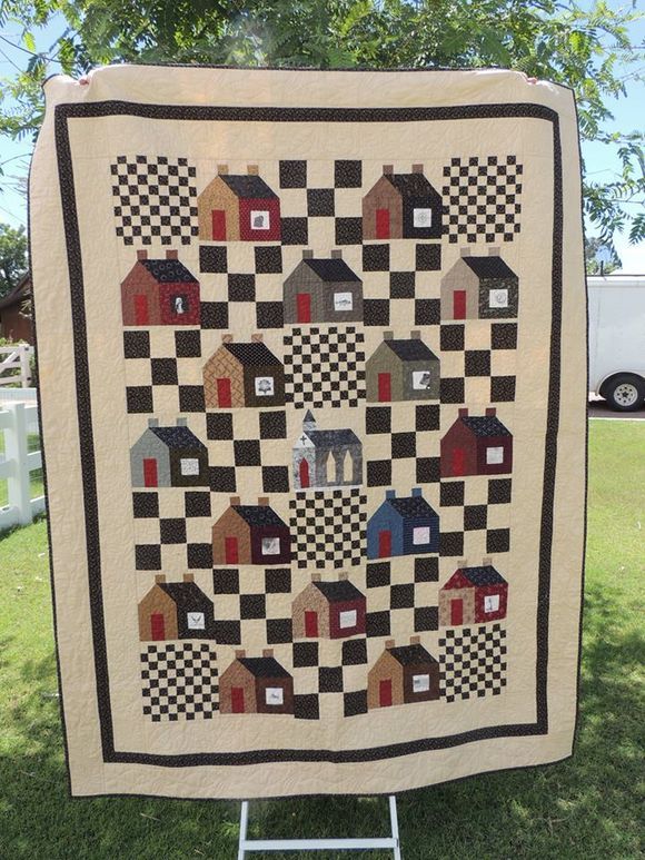 Houses CLA1910317Q Quilt Blanket