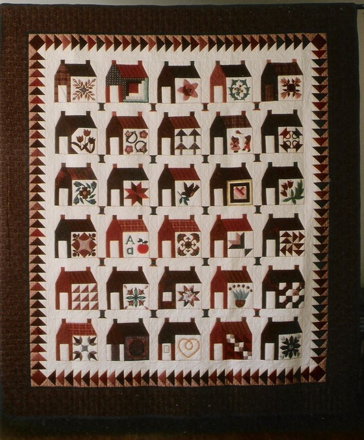 Houses CLA1910321Q Quilt Blanket