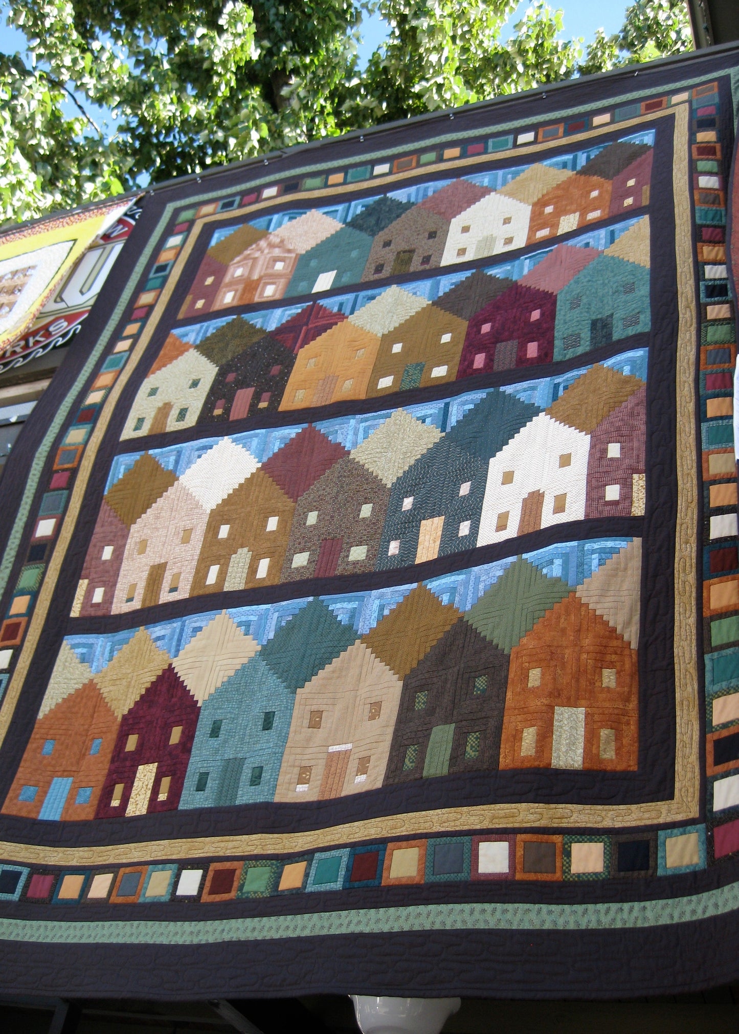 Houses CLM2211353 Quilt Blanket