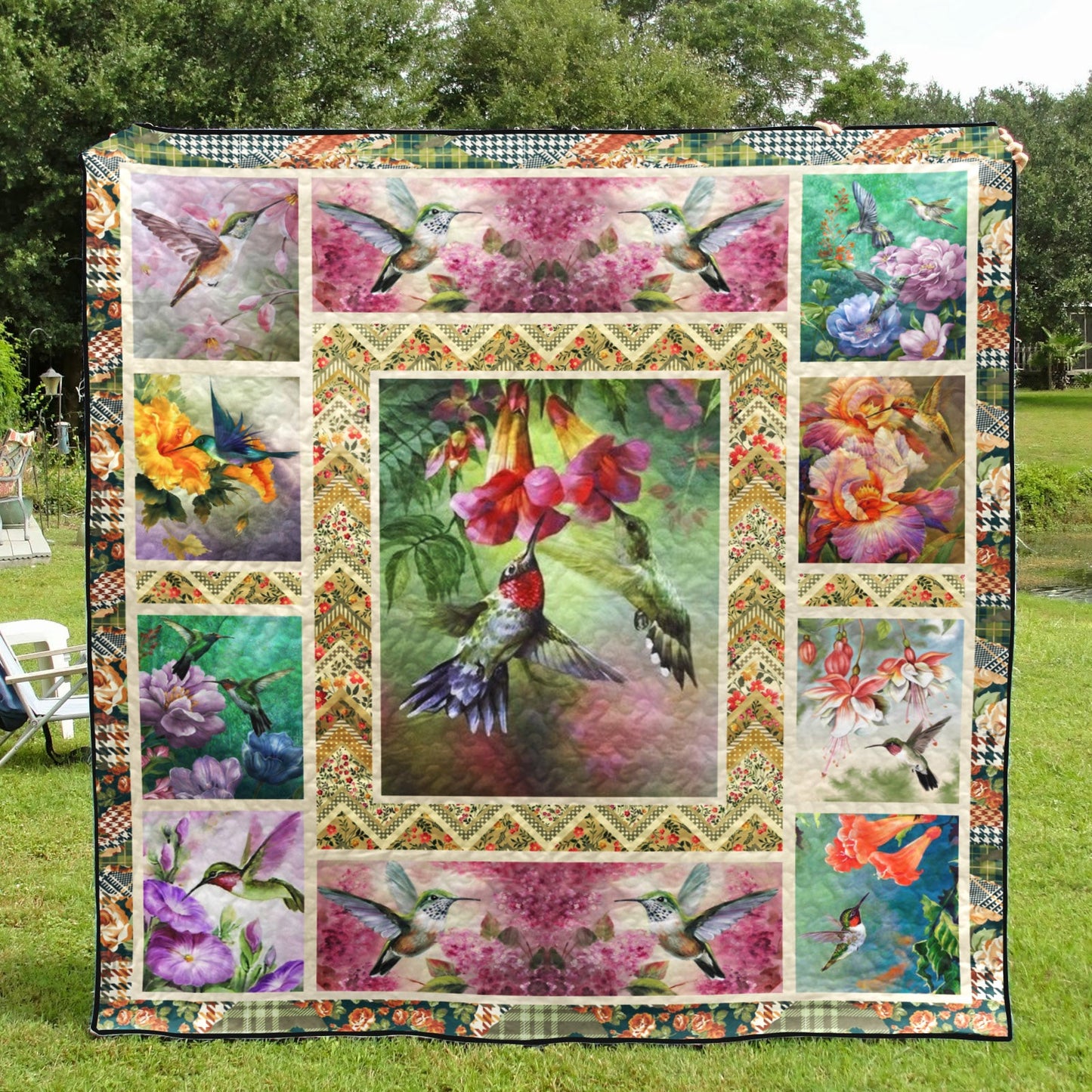 Humming Bird TD10111115 Quilt Blanket