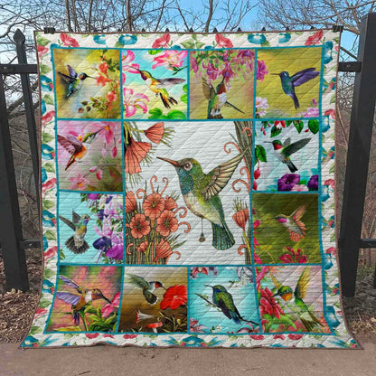 Humming Bird TU120708A Quilt Blanket