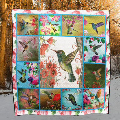 Humming Bird TU120708A Quilt Blanket