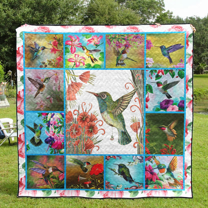 Humming Bird TU120708A Quilt Blanket