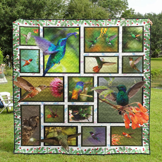 Humming Birds CL05100055MDQ Art Quilt