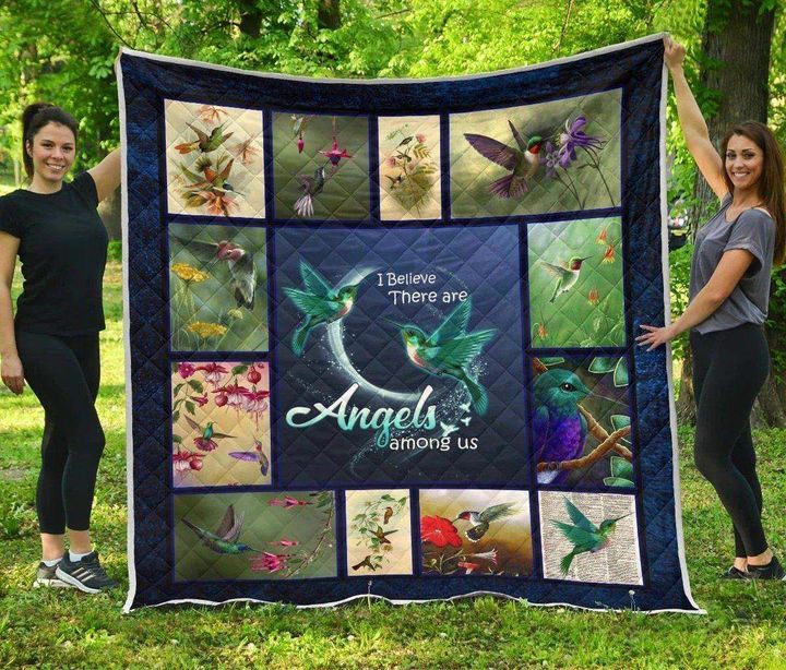 Hummingbird Angels Flying CLA31100434Q Quilt Blanket