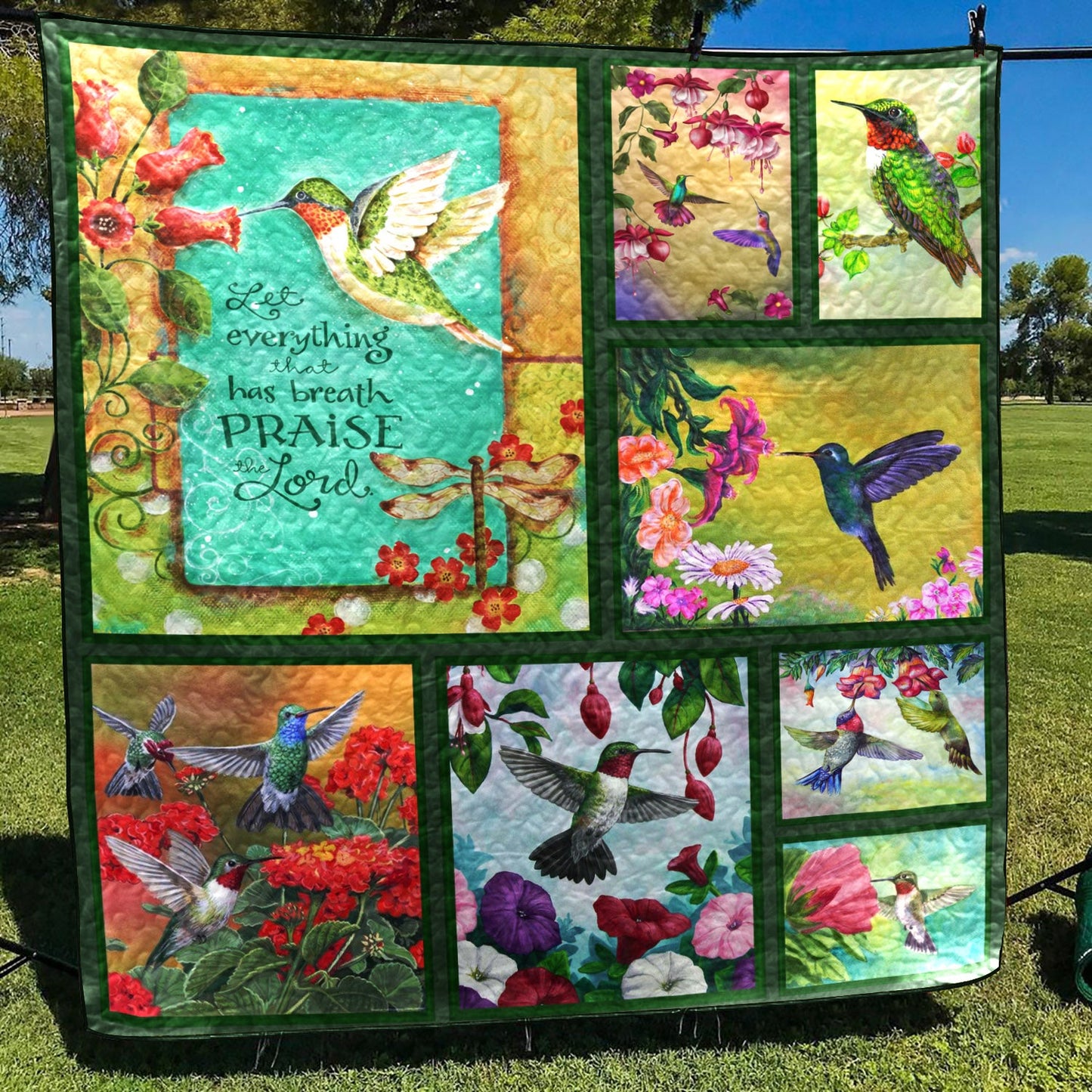 Hummingbird CG130727 Quilt Blanket