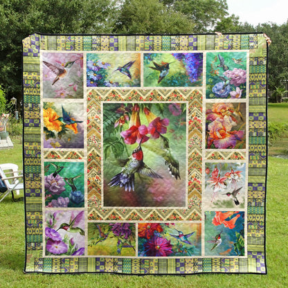 Hummingbird CL28100862MDQ Quilt Blanket