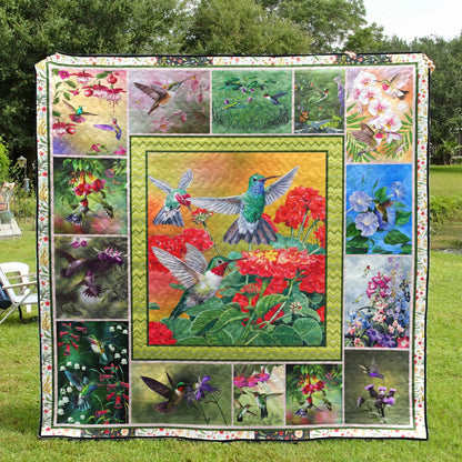 Hummingbird CL28110316MDQ Quilt Blanket