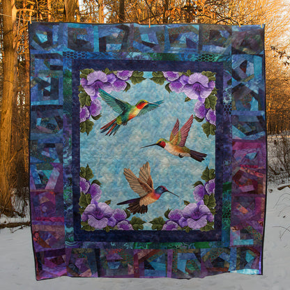 Hummingbird CLA06120345Q Art Quilt